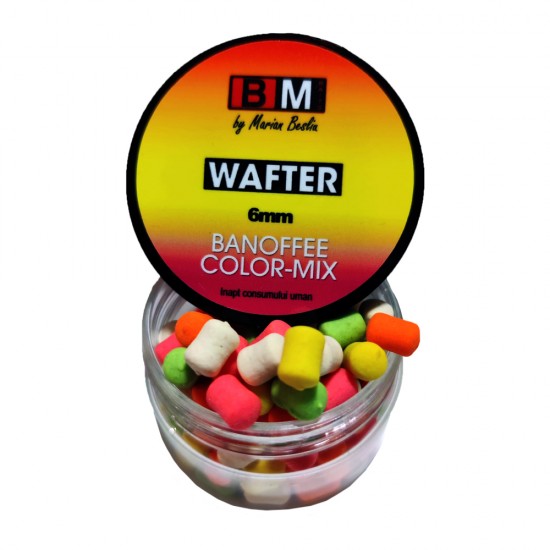 Wafter BM Baits Color Mix Banoffee 6mm Wafter BM Baits Color Mix Banoffee 6mm